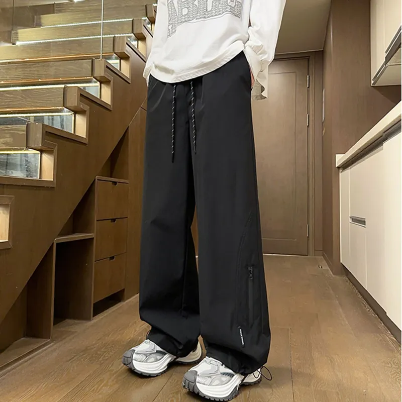 PAINT STAIN Casual Pants Unisex Classic Black-1