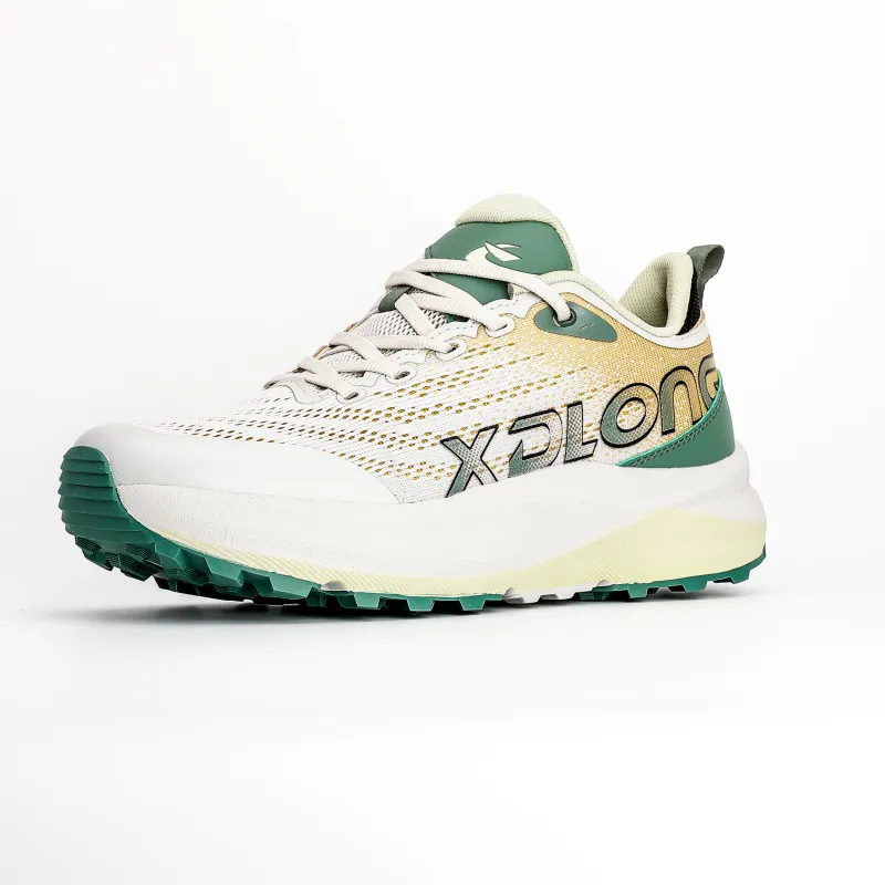 XIDELONG Durable Cushioning Low Top Carbon Plate Sprint Running Shoes Men's Pine Frost Green-1
