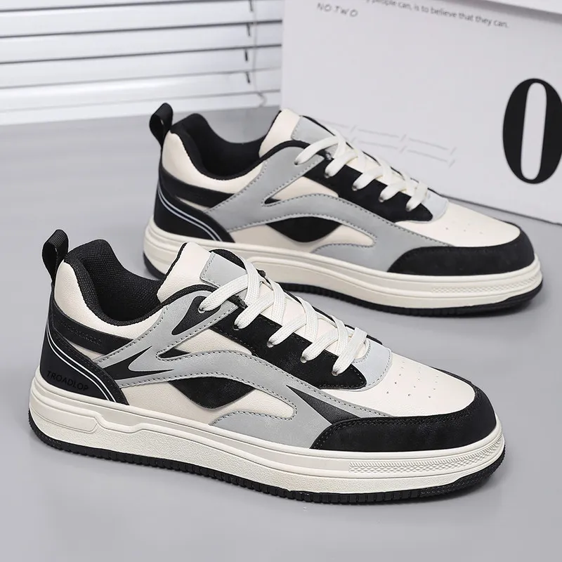 TROADLOP Slip Resistant Shock Absorbers Low Top Skateboard Shoes Men's-4