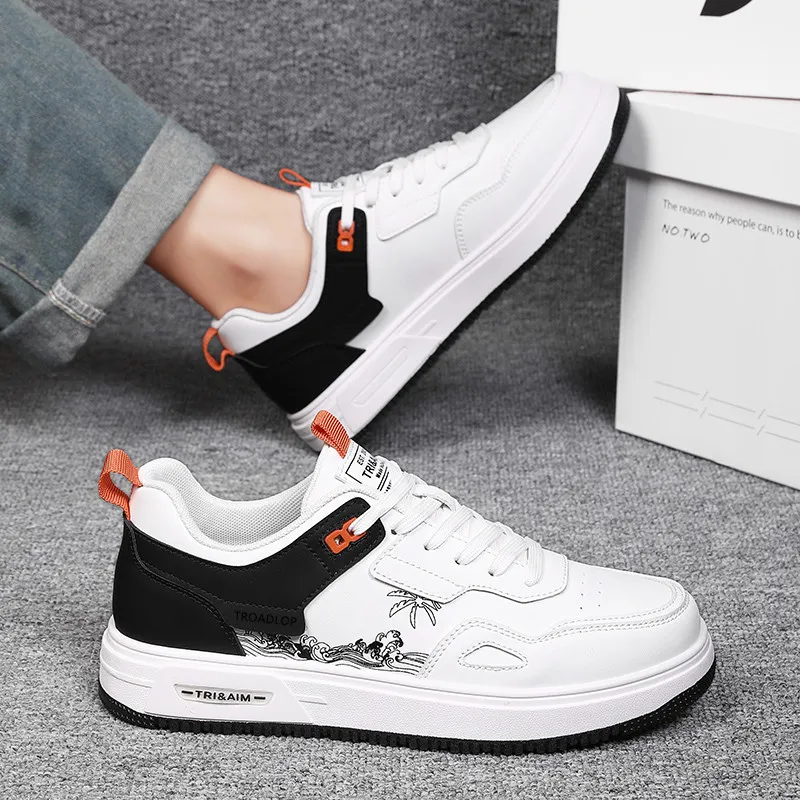 TROADLOP Anti Slip Wear Resistant Low Top Skateboard Shoes Men's-2