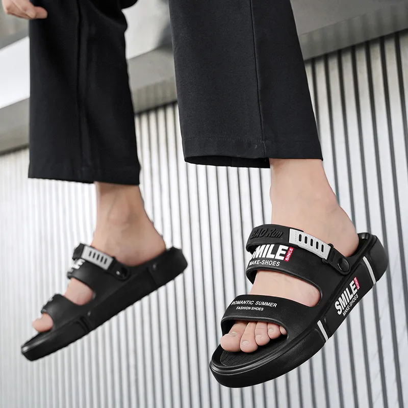 TROADLOP Beach Sandals Unisex Black/Khaki/Green-16