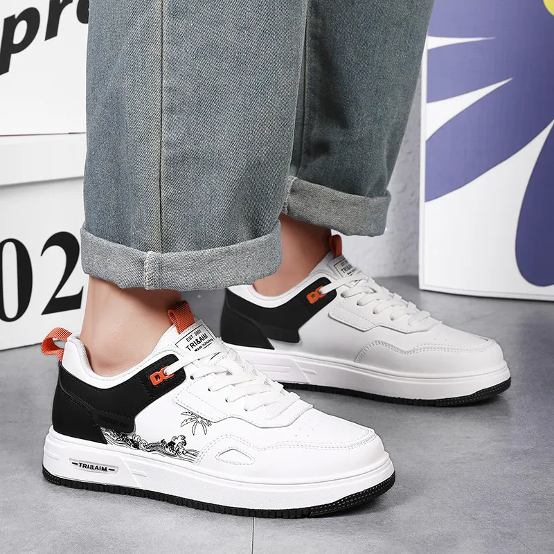 TROADLOP Anti Slip Wear Resistant Low Top Skateboard Shoes Men's-3
