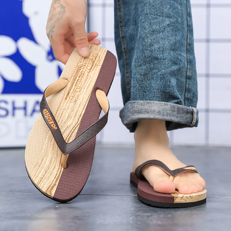 TROADLOP Rubber Sole Abrasion Resistant Flip Flops Unisex-11