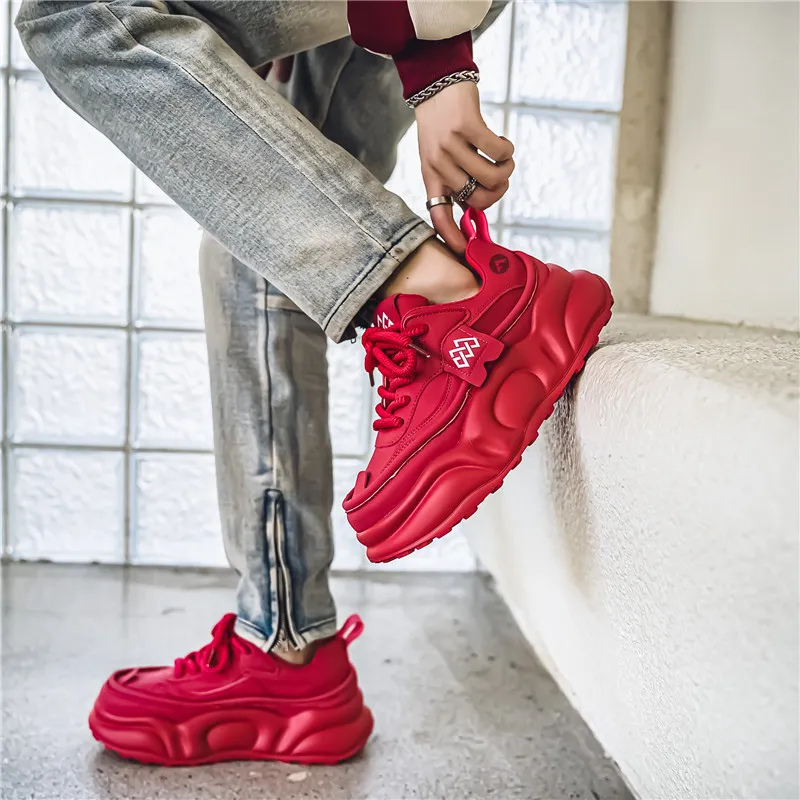 TROADLOP Cushioning Waterproof Coverage Height Increasing Chunky Sneakers Men's-7