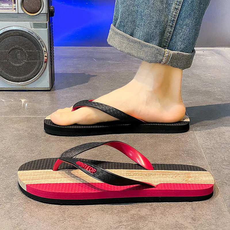 TROADLOP Rubber Sole Abrasion Resistant Flip Flops Unisex-2