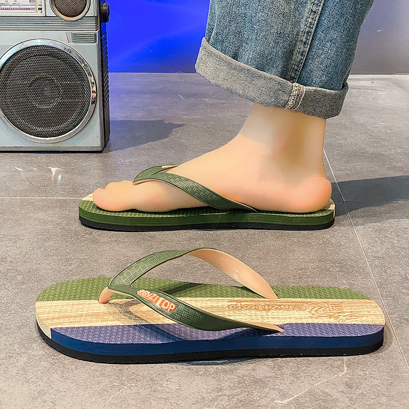 TROADLOP Rubber Sole Abrasion Resistant Flip Flops Unisex-6