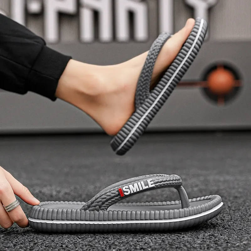 TROADLOP Rubber Sole Odor Resistant Antibacterial Flip Flops Unisex-9