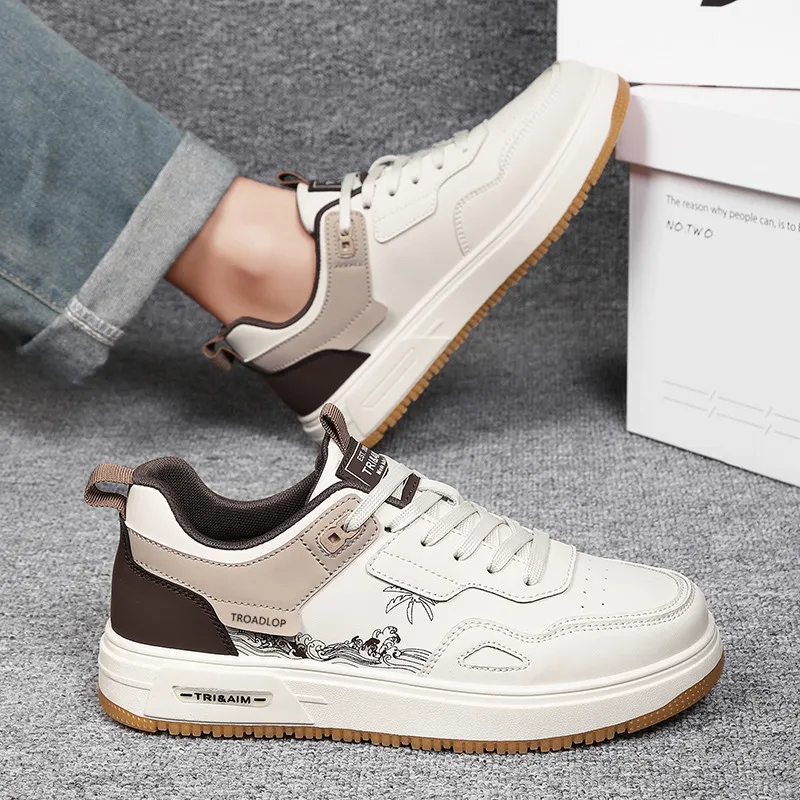 TROADLOP Anti Slip Wear Resistant Low Top Skateboard Shoes Men's-6