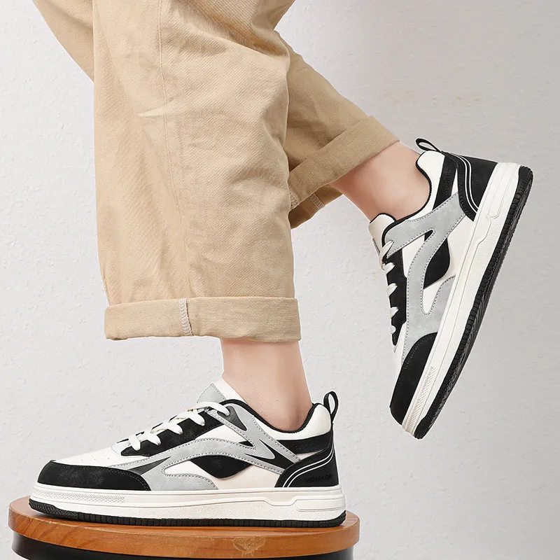 TROADLOP Slip Resistant Shock Absorbers Low Top Skateboard Shoes Men's-5