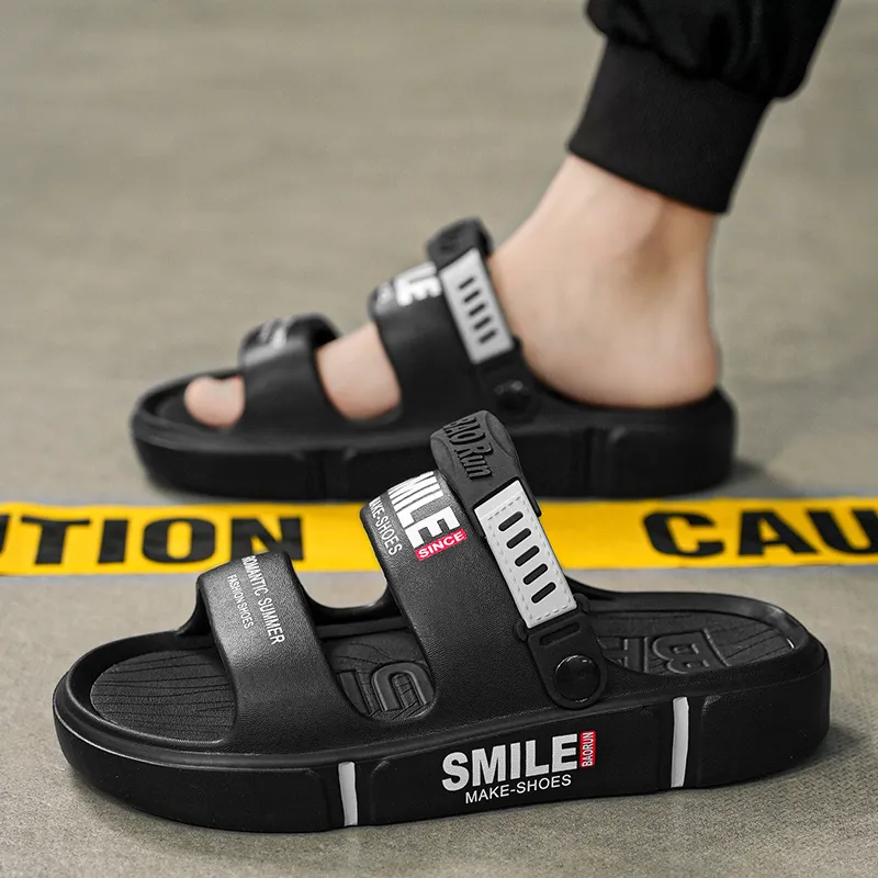 TROADLOP Beach Sandals Unisex Black/Khaki/Green-19