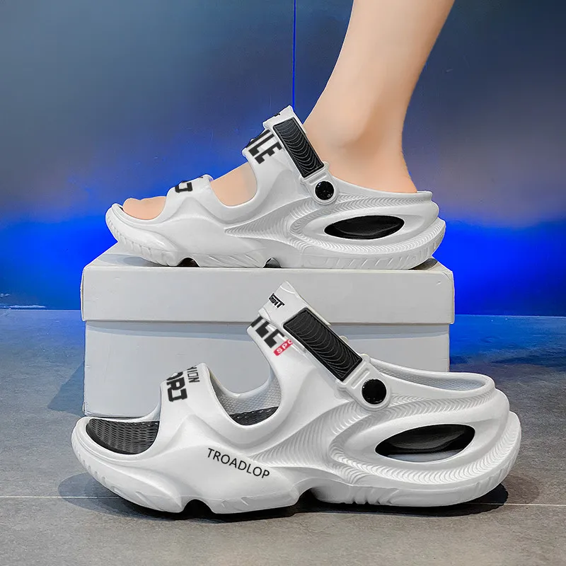 TROADLOP Beach Sandals Unisex White-8