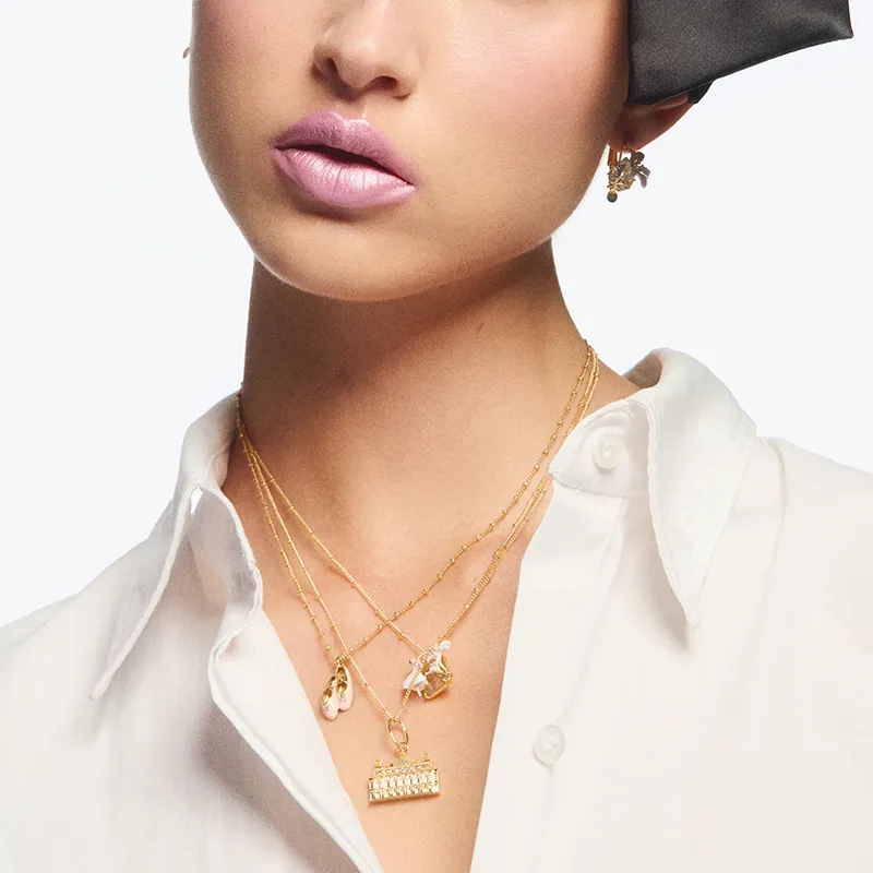LES NEREIDES Gold Plated Necklaces Women's Gold-2