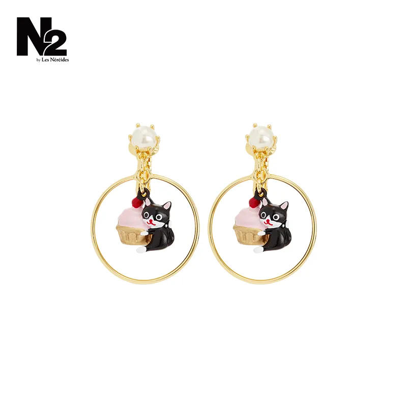 LES NEREIDES Gold Plated Earrings Women's Gold-1