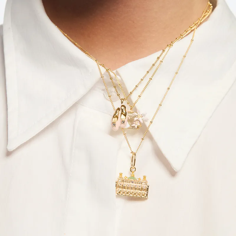 LES NEREIDES Gold Plated Necklaces Women's Gold-1