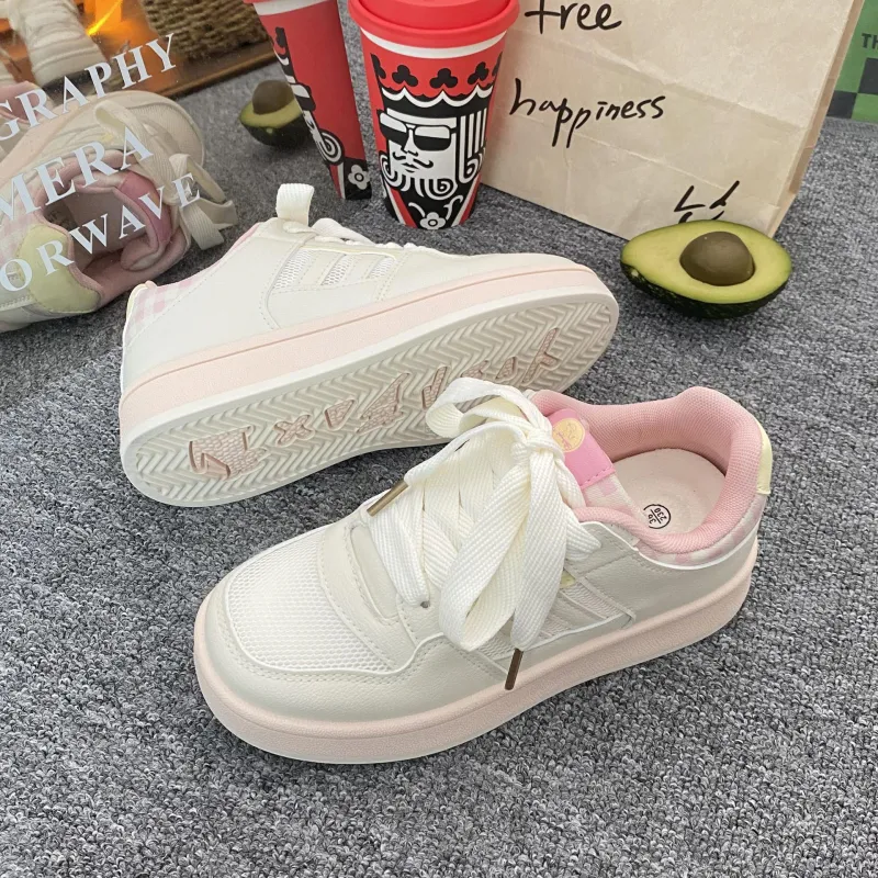PARK DANCE Low Top Skateboard Shoes Women's-4