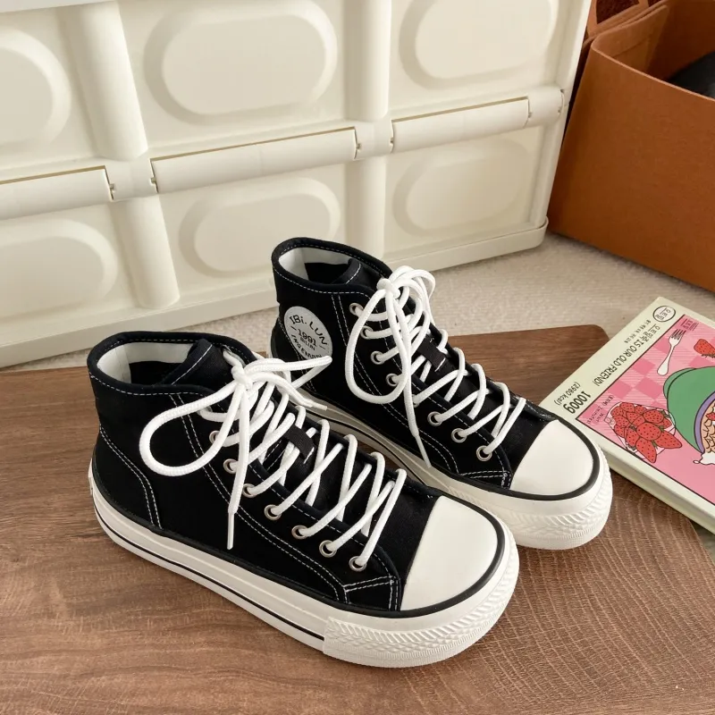 PARK DANCE High Top Skateboard Shoes Women's-27