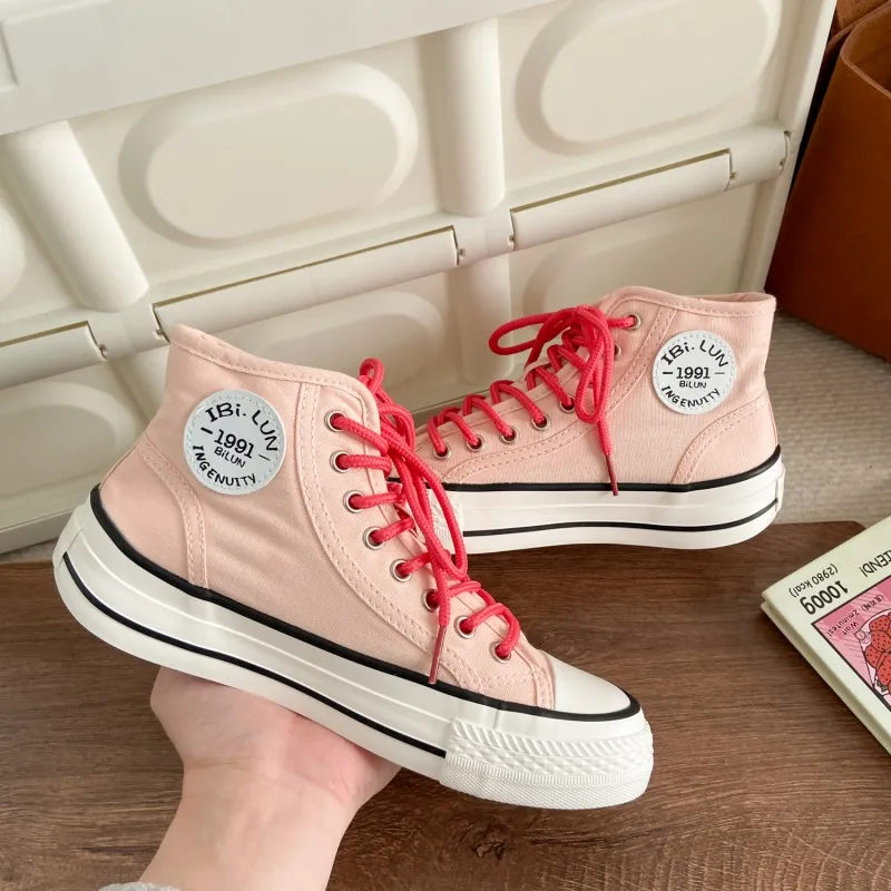 PARK DANCE High Top Skateboard Shoes Women's-4