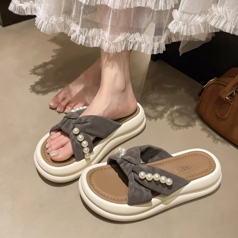 PARK DANCE Quiet Abrasion Resistant Slide Slippers Women's-1