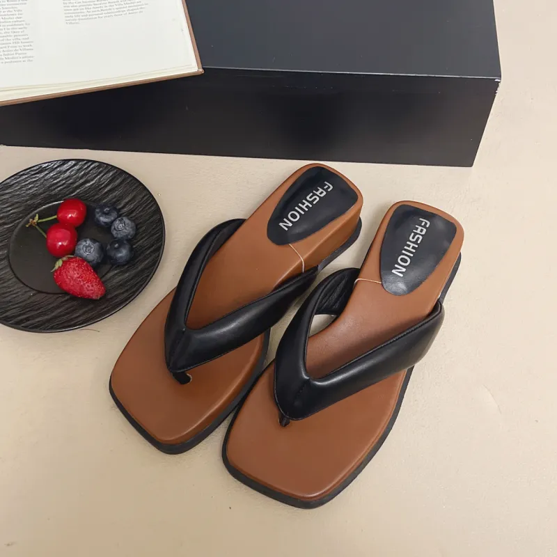 PARK DANCE Rubber Sole Flip Flops Women's-12