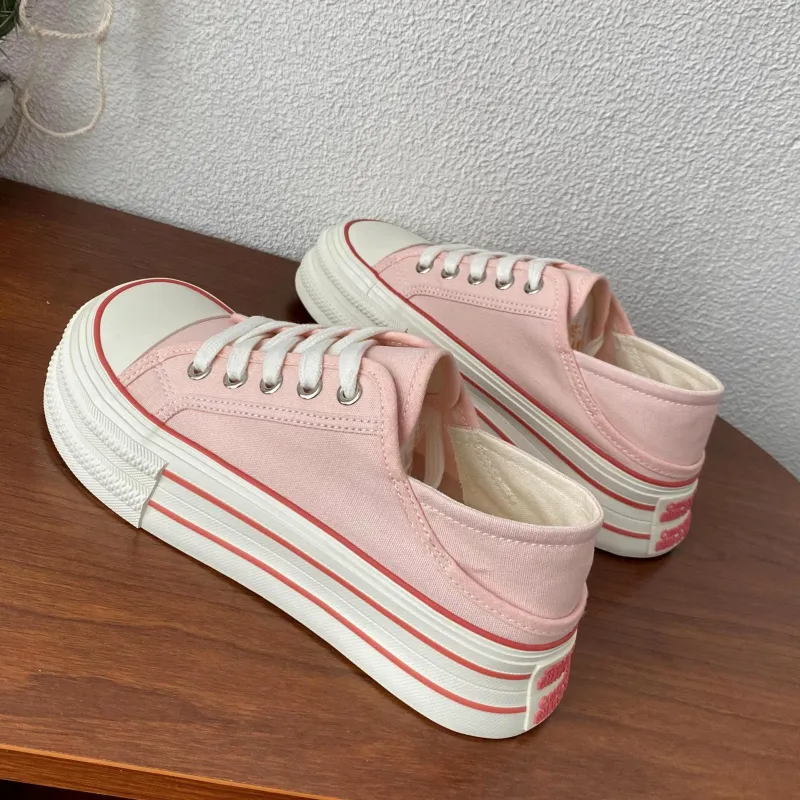 PARK DANCE Low Top Skateboard Shoes Women's-17