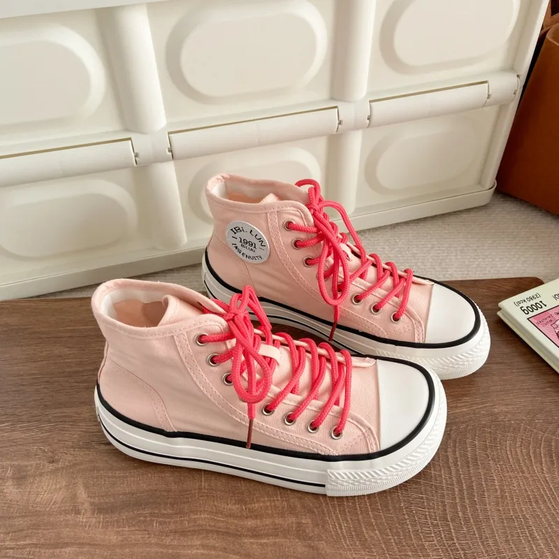 PARK DANCE High Top Skateboard Shoes Women's-3