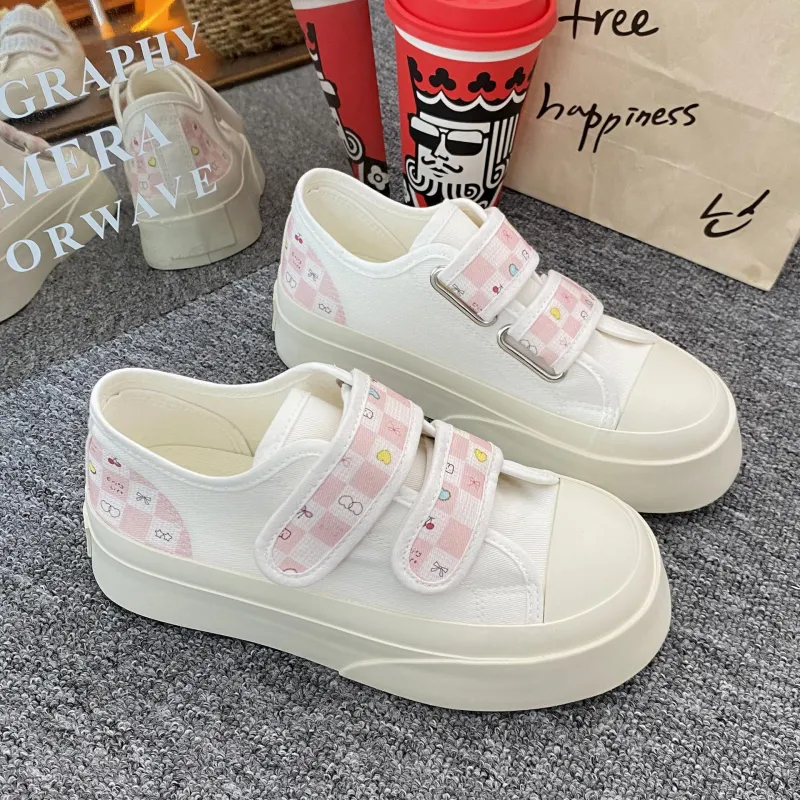 PARK DANCE Low Top Skateboard Shoes Women's-7