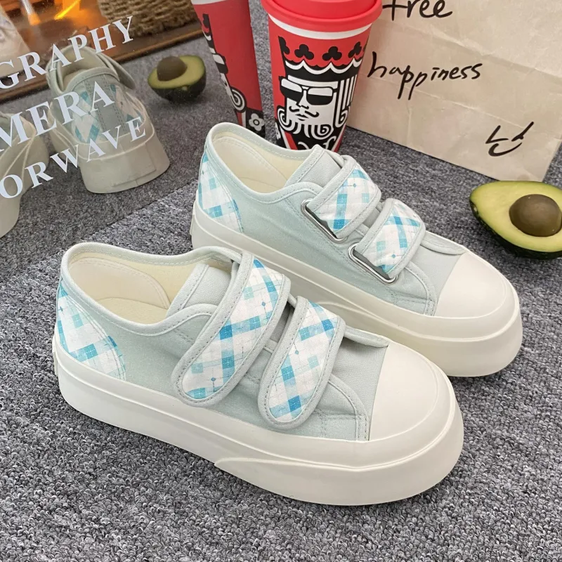 PARK DANCE Low Top Skateboard Shoes Women's-2