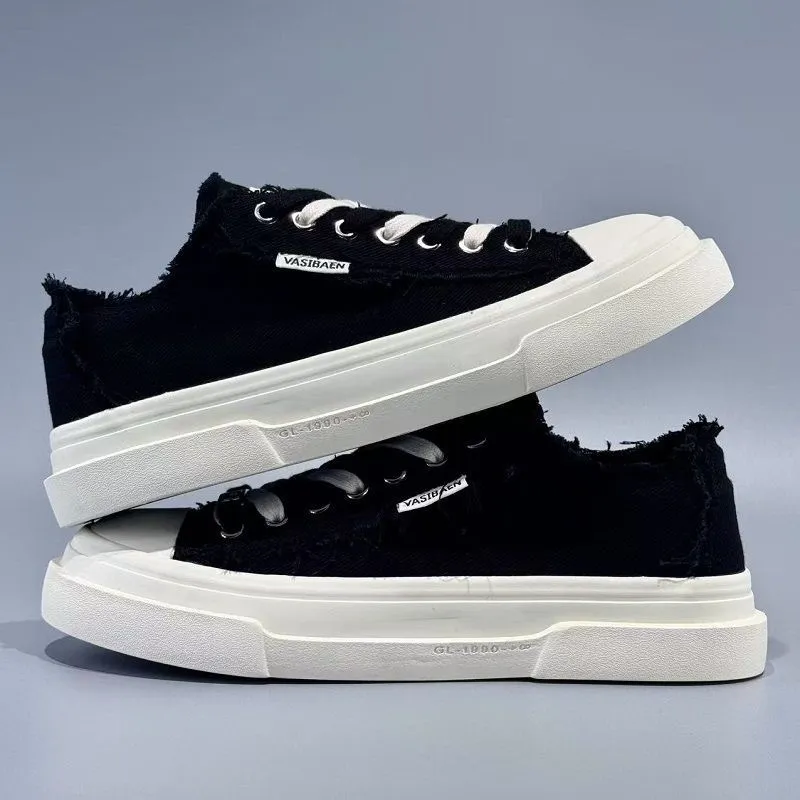 PARK DANCE Low Top Skateboard Shoes Men's-2