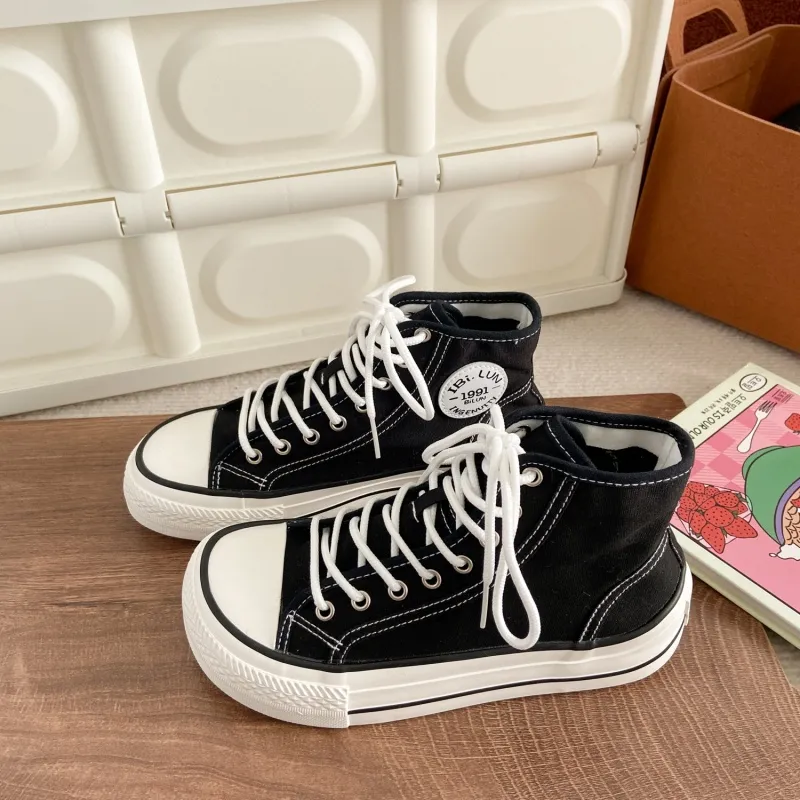 PARK DANCE High Top Skateboard Shoes Women's-26