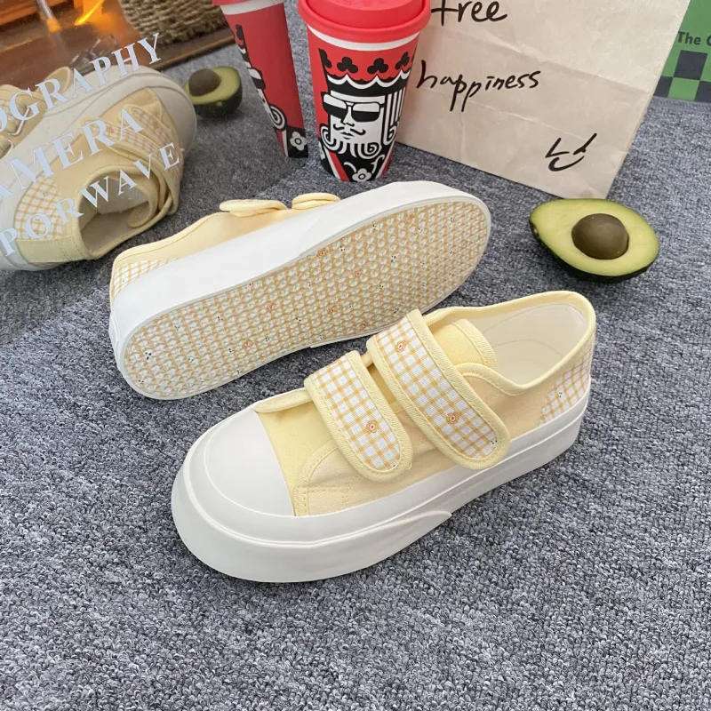 PARK DANCE Low Top Skateboard Shoes Women's-19