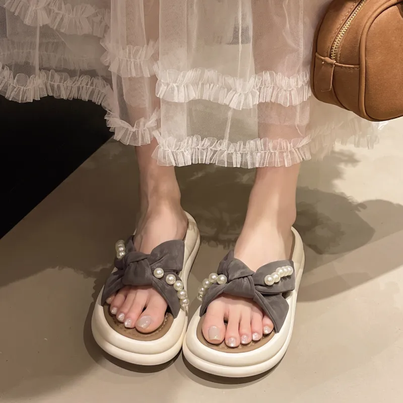 PARK DANCE Quiet Abrasion Resistant Slide Slippers Women's-3
