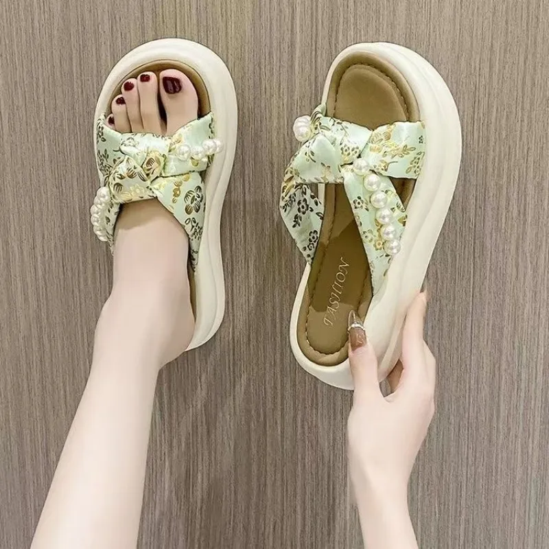 PARK DANCE Quiet Abrasion Resistant Slide Slippers Women's-5