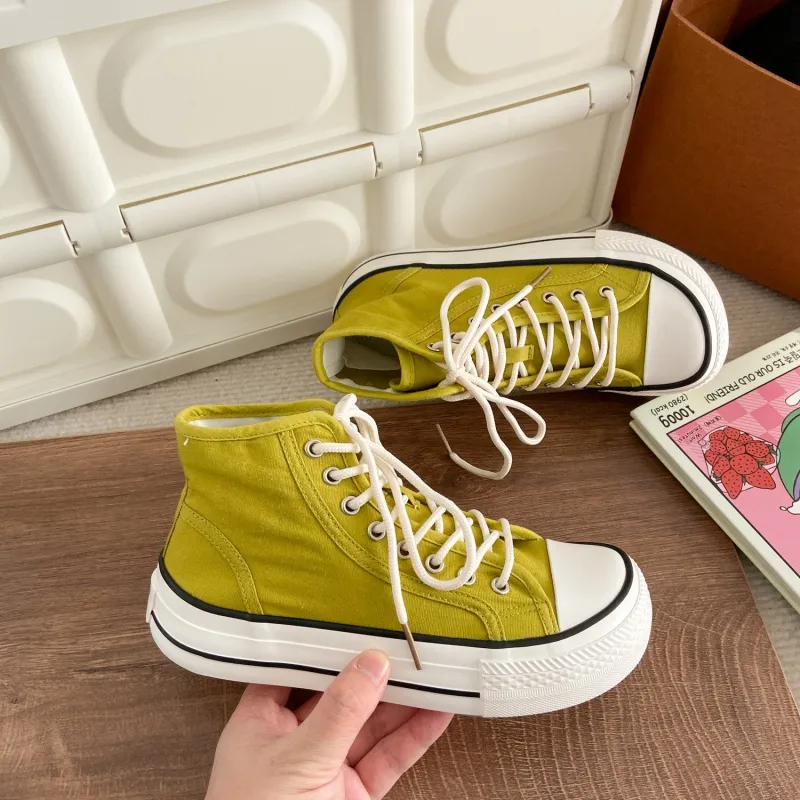 PARK DANCE High Top Skateboard Shoes Women's-14