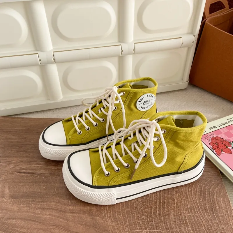 PARK DANCE High Top Skateboard Shoes Women's-11