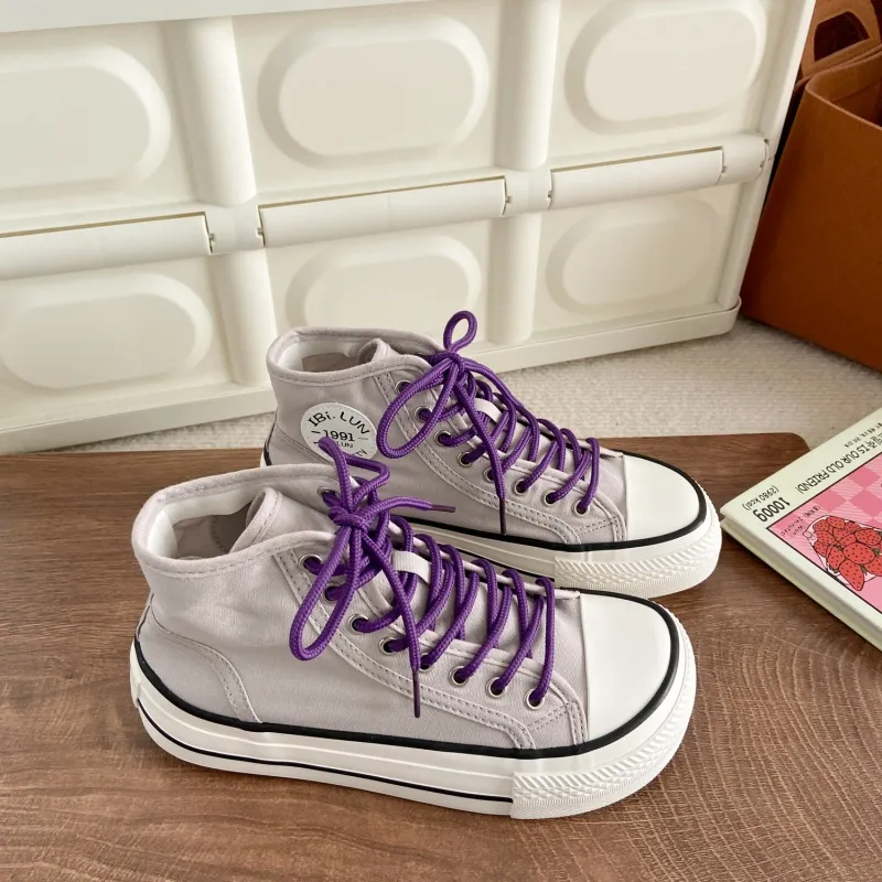 PARK DANCE High Top Skateboard Shoes Women's-18