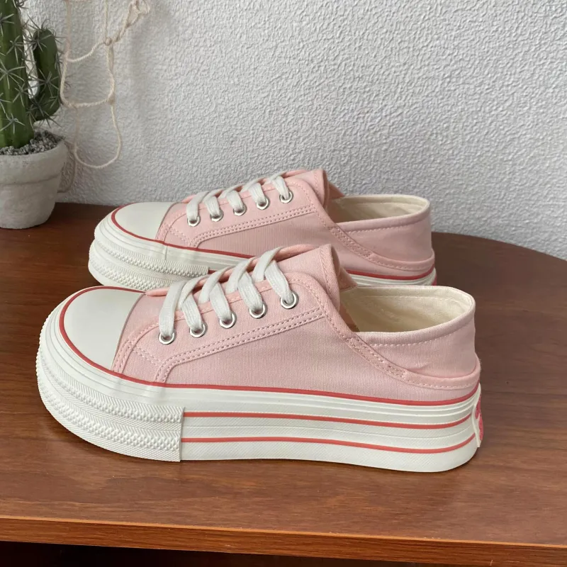 PARK DANCE Low Top Skateboard Shoes Women's-16