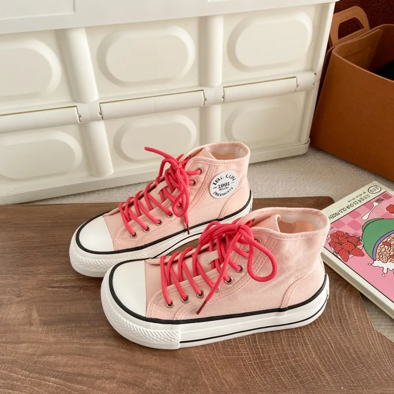 PARK DANCE High Top Skateboard Shoes Women's-2