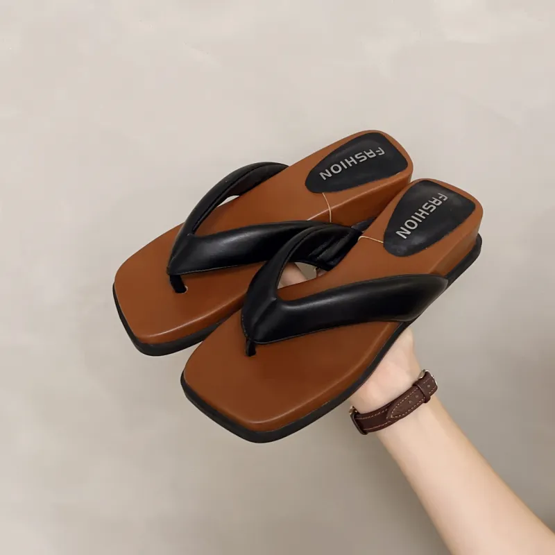 PARK DANCE Rubber Sole Flip Flops Women's-13