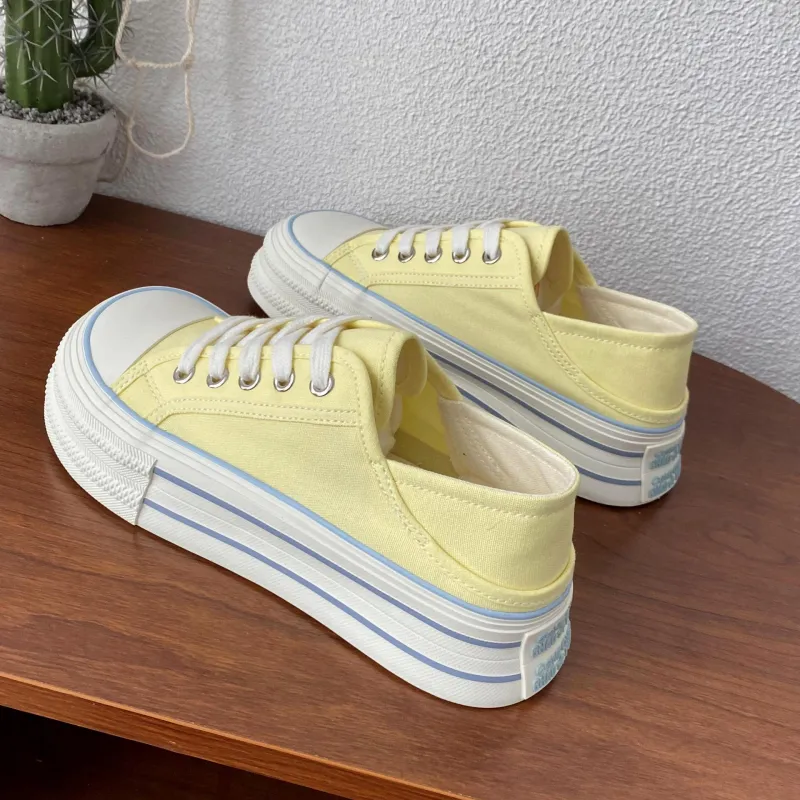 PARK DANCE Low Top Skateboard Shoes Women's-22