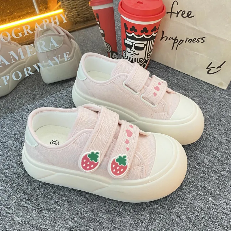 PARK DANCE Low Top Skateboard Shoes Women's-2