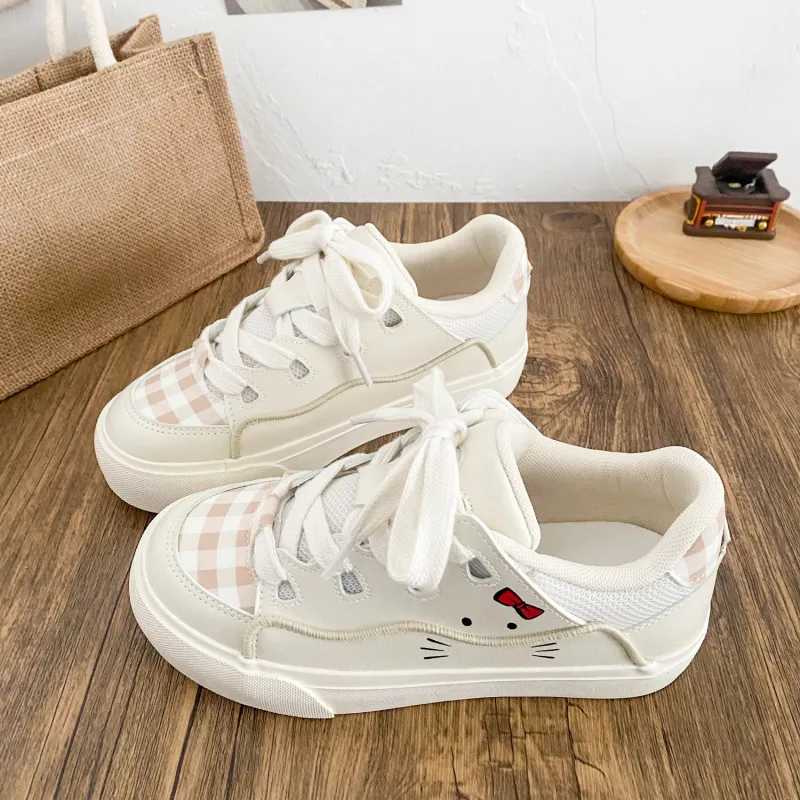 PARK DANCE Low Top Skateboard Shoes Women's-5
