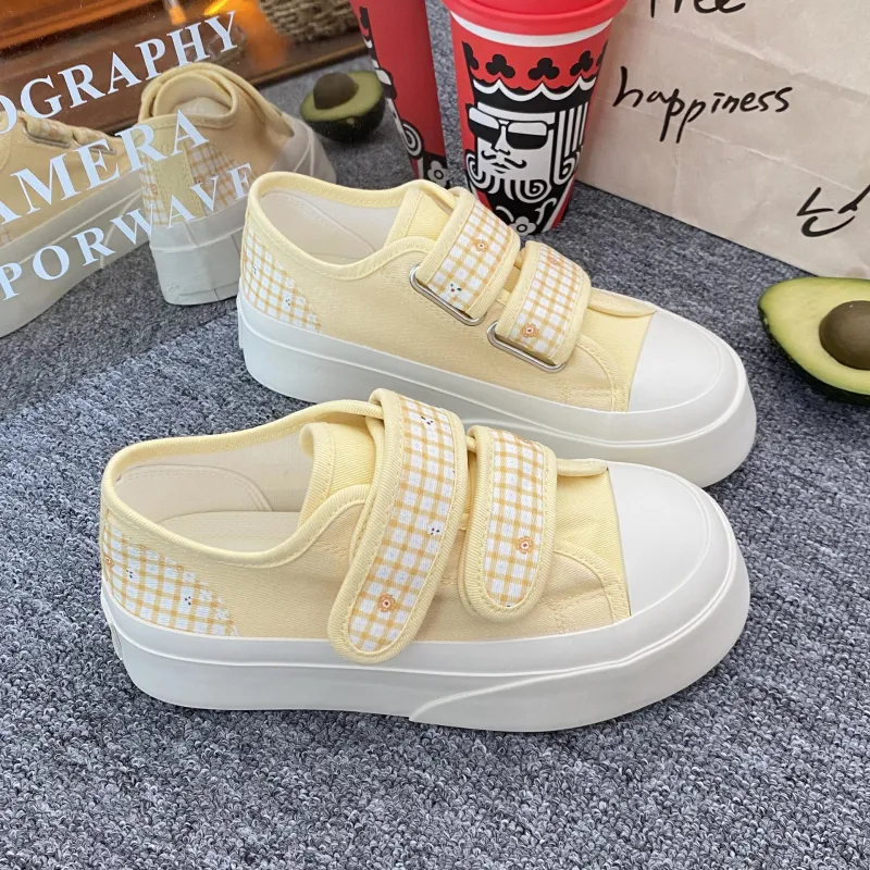 PARK DANCE Low Top Skateboard Shoes Women's-17
