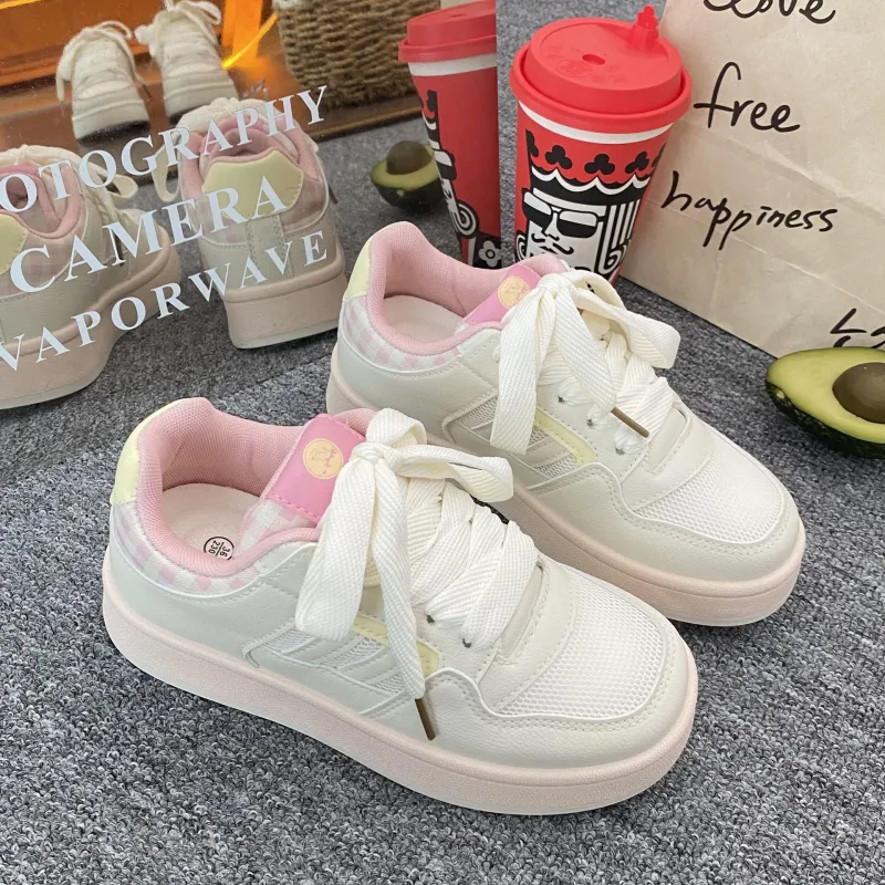 PARK DANCE Low Top Skateboard Shoes Women's-2