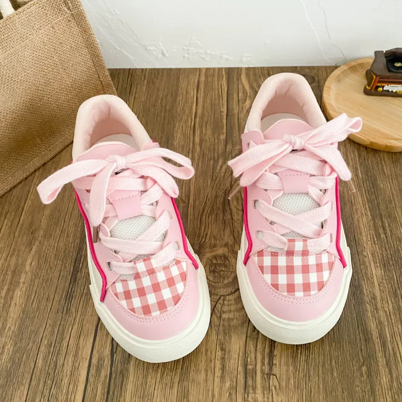 PARK DANCE Low Top Skateboard Shoes Women's-3