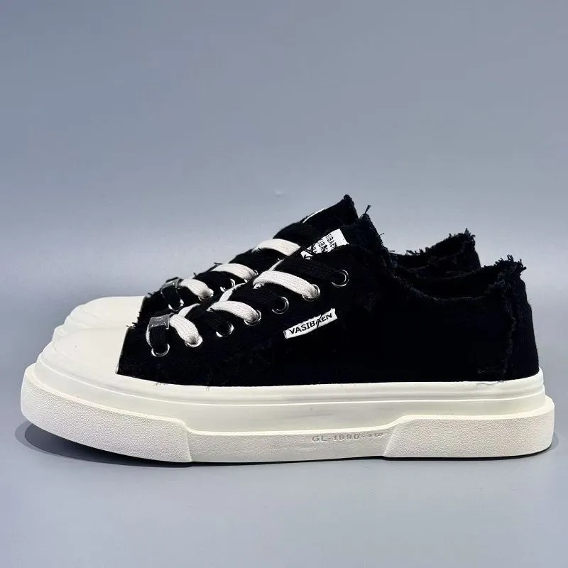 PARK DANCE Low Top Skateboard Shoes Men's-1