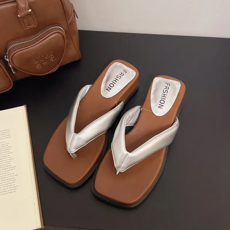 PARK DANCE Rubber Sole Flip Flops Women's-9