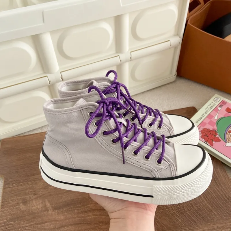 PARK DANCE High Top Skateboard Shoes Women's-19