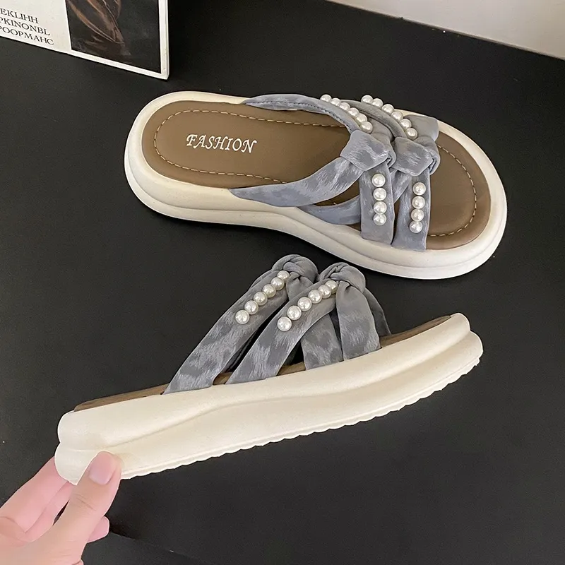 PARK DANCE Quiet Abrasion Resistant Slide Slippers Women's-7
