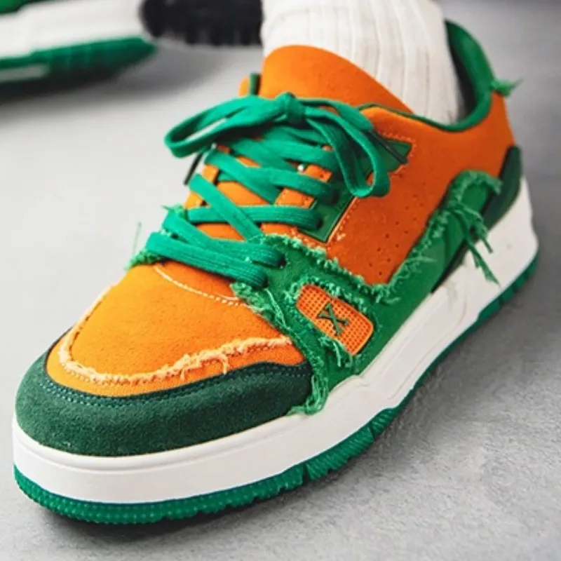 PARK DANCE Abrasion Resistant Low Top Skateboard Shoes Men's-10