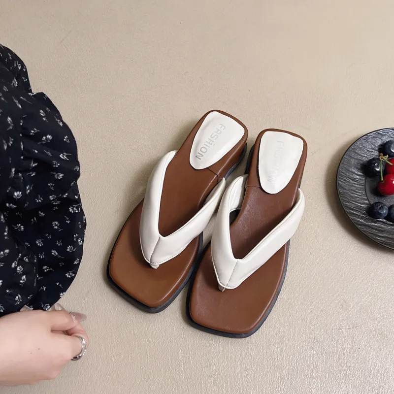PARK DANCE Rubber Sole Flip Flops Women's-4